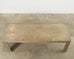 Cerused Distressed Oak Parsons Style Rectangular Dining Table