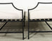 Restoration Hardware Two Piece Carmel Aluminum Garden Sofa 9.5 Ft