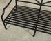 Restoration Hardware Two Piece Carmel Aluminum Garden Sofa 9.5 Ft