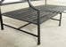 Restoration Hardware Two Piece Carmel Aluminum Garden Sofa 9.5 Ft