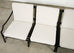 Restoration Hardware Two Piece Carmel Aluminum Garden Sofa 9.5 Ft