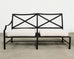 Restoration Hardware Two Piece Carmel Aluminum Garden Sofa 9.5 Ft