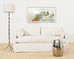 Belgian Linen Slipcover Sofa Settee