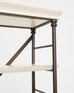 Industrial Style Bronzed Iron Rolling Bookcase Etagere by Suzanne Kasler