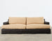 Ralph Lauren Organic Modern Woven Rattan Canyon Sofa
