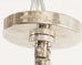 Ralph Lauren "Barrett Large Knurled Chandelier" Polished Nickel