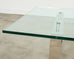 Ralph Lauren Italian Chrome Glass Langham Dining Table