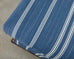 Ralph Lauren 'Florence' Storage Ottoman in Striped Blue Upholstery