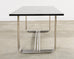 Ralph Lauren Black Lacquer and Chrome Hudson Dining Table