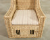 Ralph Lauren Organic Modern Woven Seagrass Wicker Armchair