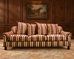 Ralph Lauren Home "Bel Air" Striped Velvet Sofa 8 Ft USA 2008