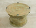 Southeast Asian Bronze Rain Drum Drinks Table with Verdigris