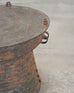 Southeast Asian Patinated Bronze Rain Drum Drink Table 2 Ft