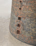 Southeast Asian Patinated Bronze Rain Drum Drink Table 2 Ft