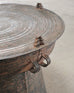Southeast Asian Patinated Bronze Rain Drum Drink Table 2 Ft
