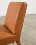 Ralph Lauren Italian Leather Mahogany Dalton Dining Chair