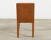 Ralph Lauren Italian Leather Mahogany Dalton Dining Chair