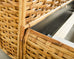 Ralph Lauren Organic Modern Bamboo Rattan Wicker Full Size Bed