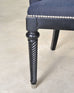 Ralph Lauren Regency Style Tufted Navy Blue Mayfield Chair