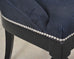 Ralph Lauren Regency Style Tufted Navy Blue Mayfield Chair