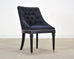 Ralph Lauren Regency Style Tufted Navy Blue Mayfield Chair