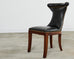 Set of Four Ralph Lauren Highgate Leather Dining Chairs