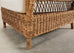 Pair of Ralph Lauren Organic Wicker Rope Armchairs + Ottoman