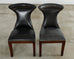 Set of Four Ralph Lauren Highgate Leather Dining Chairs