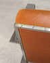 Ralph Lauren Modern Penthouse Chrome and Leather Lounge Chair