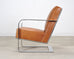 Ralph Lauren Modern Penthouse Chrome and Leather Lounge Chair