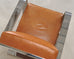 Ralph Lauren Modern Penthouse Chrome and Leather Lounge Chair