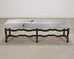 Ralph Lauren "Os de Mouton" Leather Cowhide Upholstered Bench