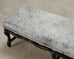 Ralph Lauren "Os de Mouton" Leather Cowhide Upholstered Bench