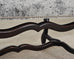 Ralph Lauren "Os de Mouton" Leather Cowhide Upholstered Bench