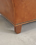 Ralph Lauren Italian Aran Isles Leather Mahogany Club Chair