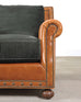 Ralph Lauren Italian Aran Isles Leather Mahogany Club Chair
