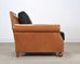 Ralph Lauren Italian Aran Isles Leather Mahogany Club Chair