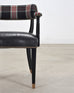 Ralph Lauren Hither Hills Studio Dining Arm Chair Tartan Leather