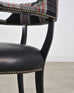 Ralph Lauren Hither Hills Studio Dining Arm Chair Tartan Leather