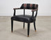 Ralph Lauren Hither Hills Studio Dining Arm Chair Tartan Leather