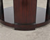 Ralph Lauren Italian Mahogany Round Modern Drum Drink Table