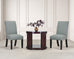 Ralph Lauren Italian Mahogany Round Modern Drum Drink Table