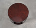 Ralph Lauren Italian Mahogany Round Modern Drum Drink Table