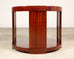 Ralph Lauren Italian Mahogany Round Modern Drum Table