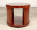 Ralph Lauren Italian Mahogany Round Modern Drum Table