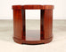 Ralph Lauren Italian Mahogany Round Modern Drum Table