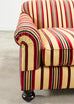 Ralph Lauren Home "Bel Air" Striped Velvet Sofa 8 Ft USA 2008