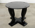 Ralph Lauren Ebonized Mahogany Round Basalt Dining Table