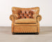 Ralph Lauren Leather Writer's Chair with Matching Ottoman