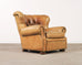 Ralph Lauren Leather Writer's Chair with Matching Ottoman